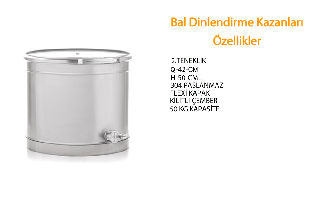 BAL DİNLENDİRME KAZANLARI (2 TENEKELİK)