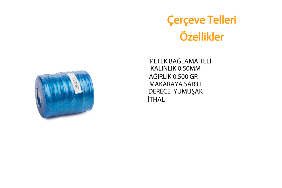 PETEK BAĞLAMA TELİ (500GR-YUMUŞAK)